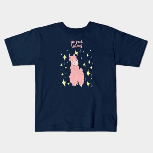 No Probllama cute Llama Kids T-Shirt